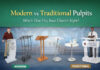 pulpits to choose from