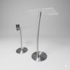 Acrylic pole and side table price