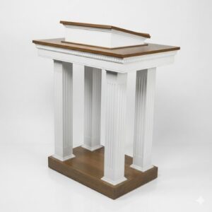 Four Support Wooden Pulpit