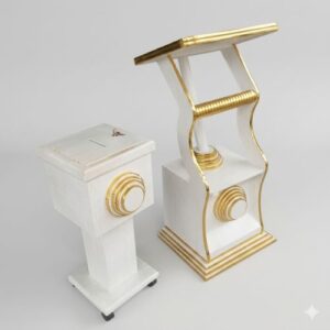 Modern Pulpit and Offering Storage
