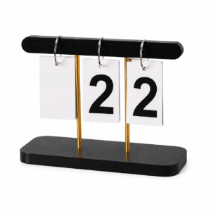Modern Wooden Perpetual Desk Calendar