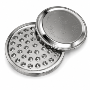 communion tray with plastic cups