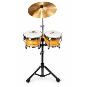 Buy Bongo Drum Set with Cymbal and Stand
